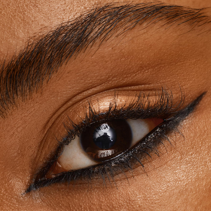 Slim rosy copper gel eye pencil, waterproof, compact tip, Unisex