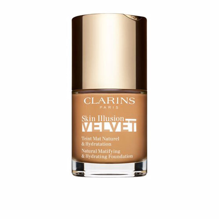 30 ml velvet-matte serum foundation, shade 105N, pump bottle