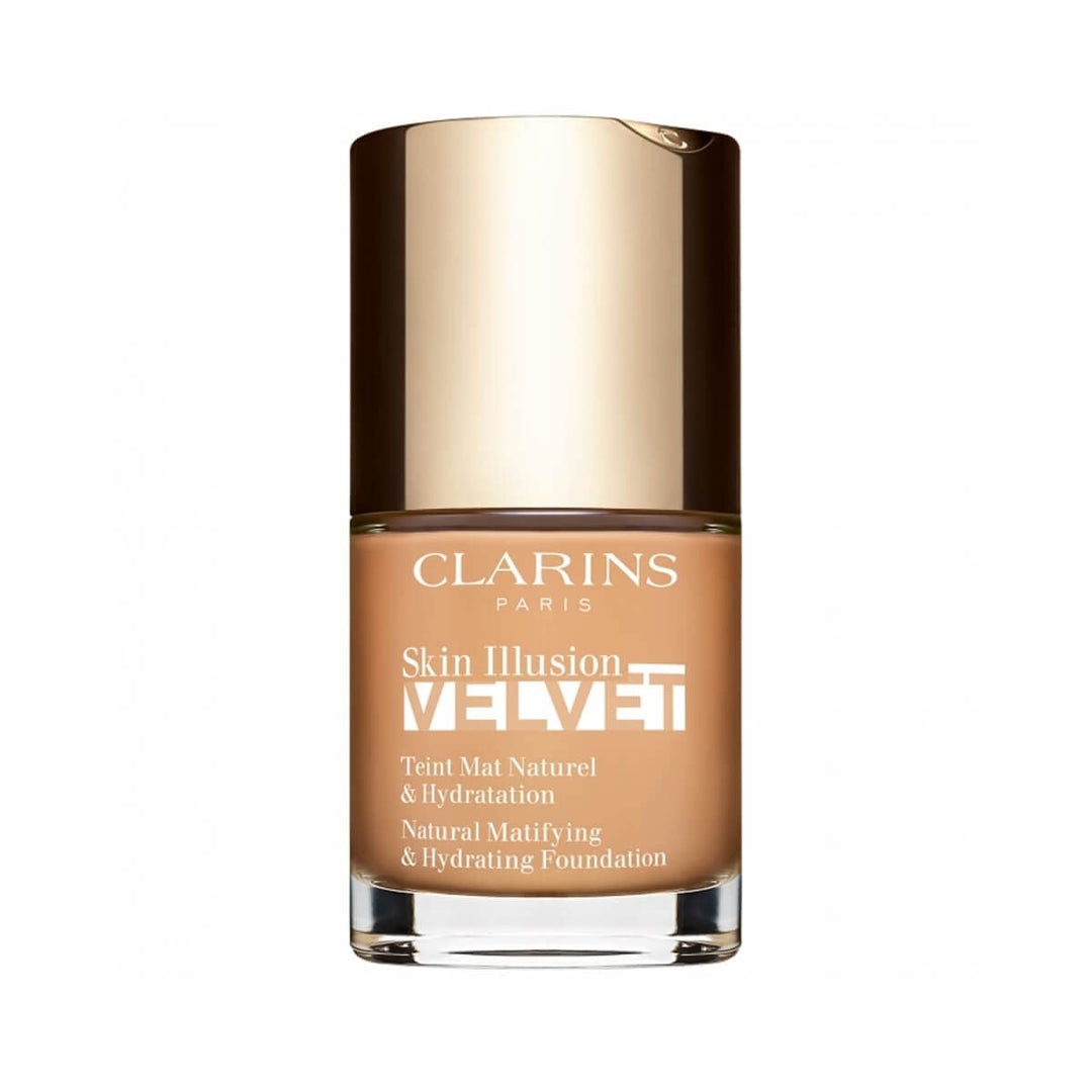 30 ml matte velvet serum foundation bottle, shade 109C, pump dispenser