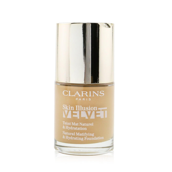 30 ml tube of velvet serum matte foundation, shade 113C, lightweight finish