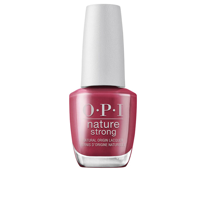 15 ml garnet red nail polish bottle, vegan natural-origin formula