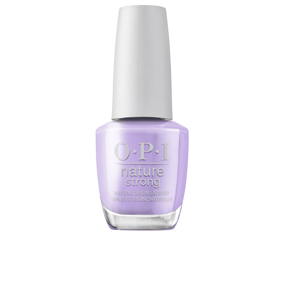 15 ml vegan natural-origin nail polish, Spring Into Action shade, glossy cream finish