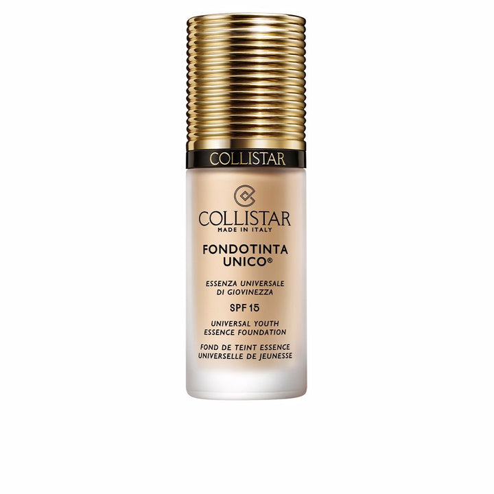 30 ml bottle of light rose-ivory liquid foundation, pump dispenser