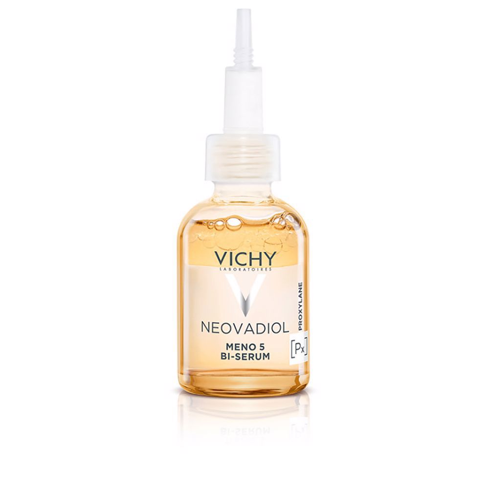 30 ml glass serum bottle with dropper; amber-toned liquid