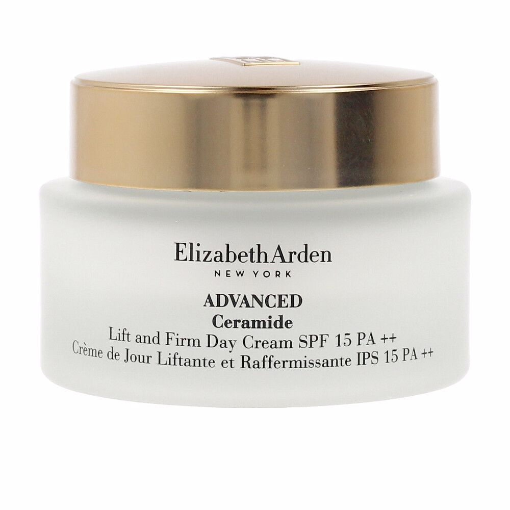 50 ml jar of light gel day cream with SPF15, white jar and translucent gel