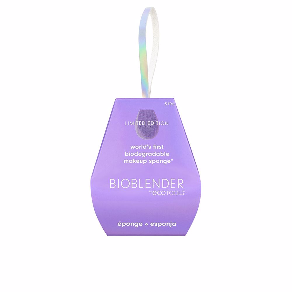 Unisex biodegradable makeup sponge with three distinct edges, single unit