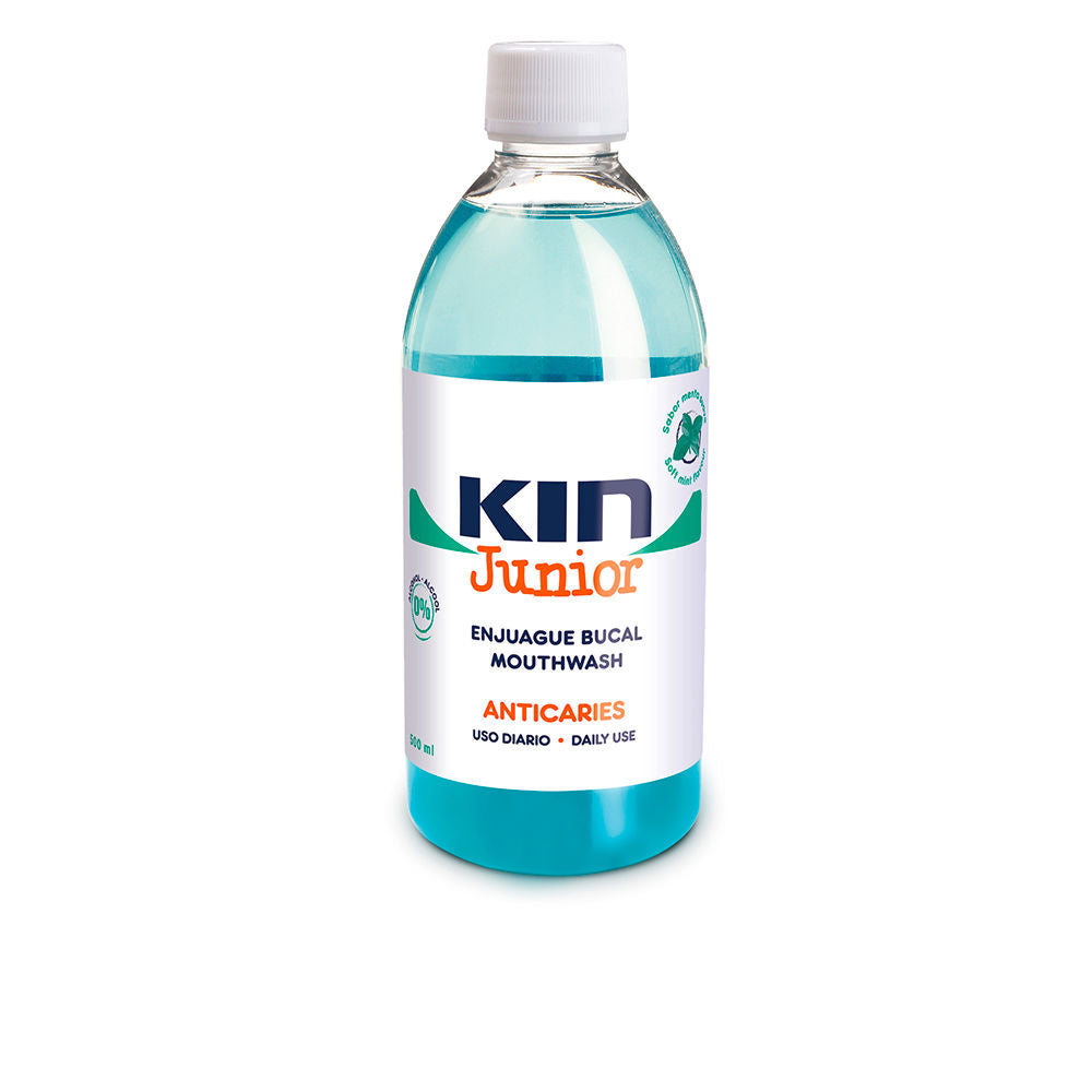 500 ml bottle of alcohol-free fluoride and xylitol junior mouthwash for children 6–12