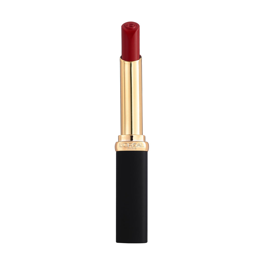 Powder-matte, plum-toned volumising lipstick in 26 g tube, Unisex