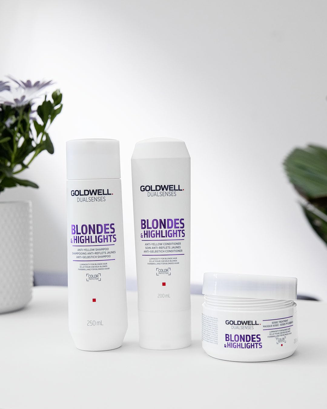 200 ml purple anti-yellow conditioner tube for blonde and highlighted hair