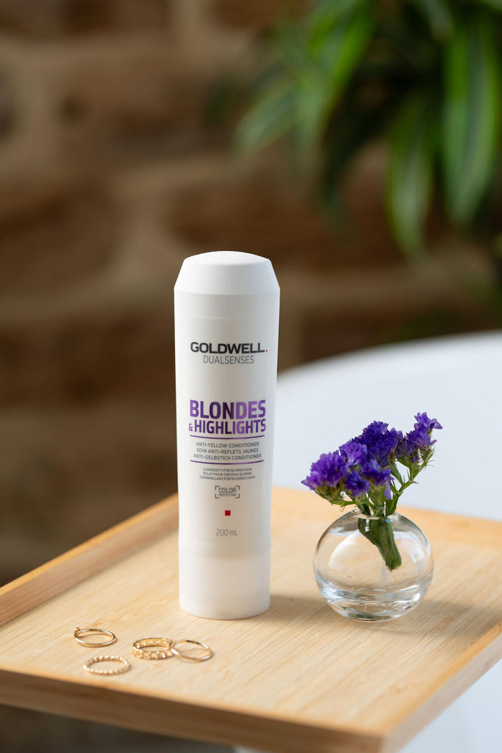 200 ml purple anti-yellow conditioner tube for blonde and highlighted hair
