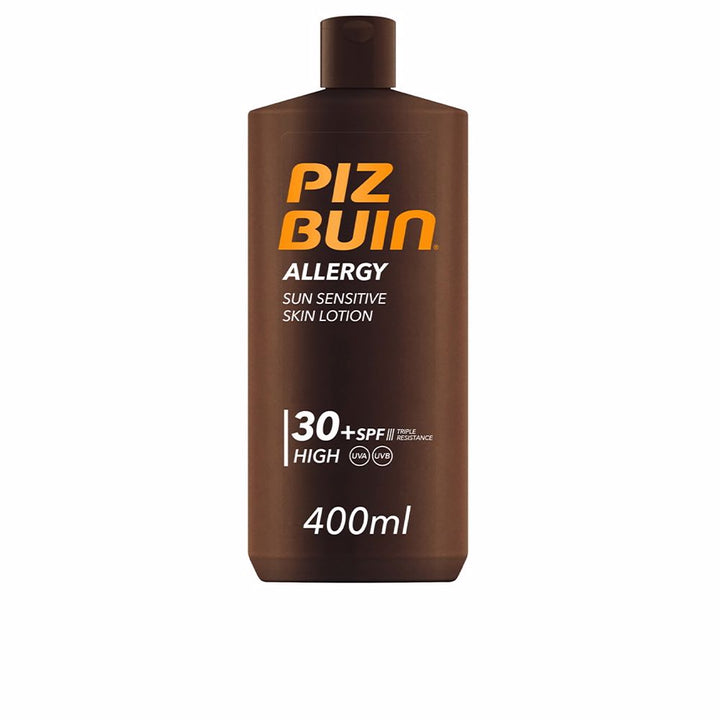 400 ml bottle of sensitive skin SPF 30 hydrating sunscreen lotion, Unisex