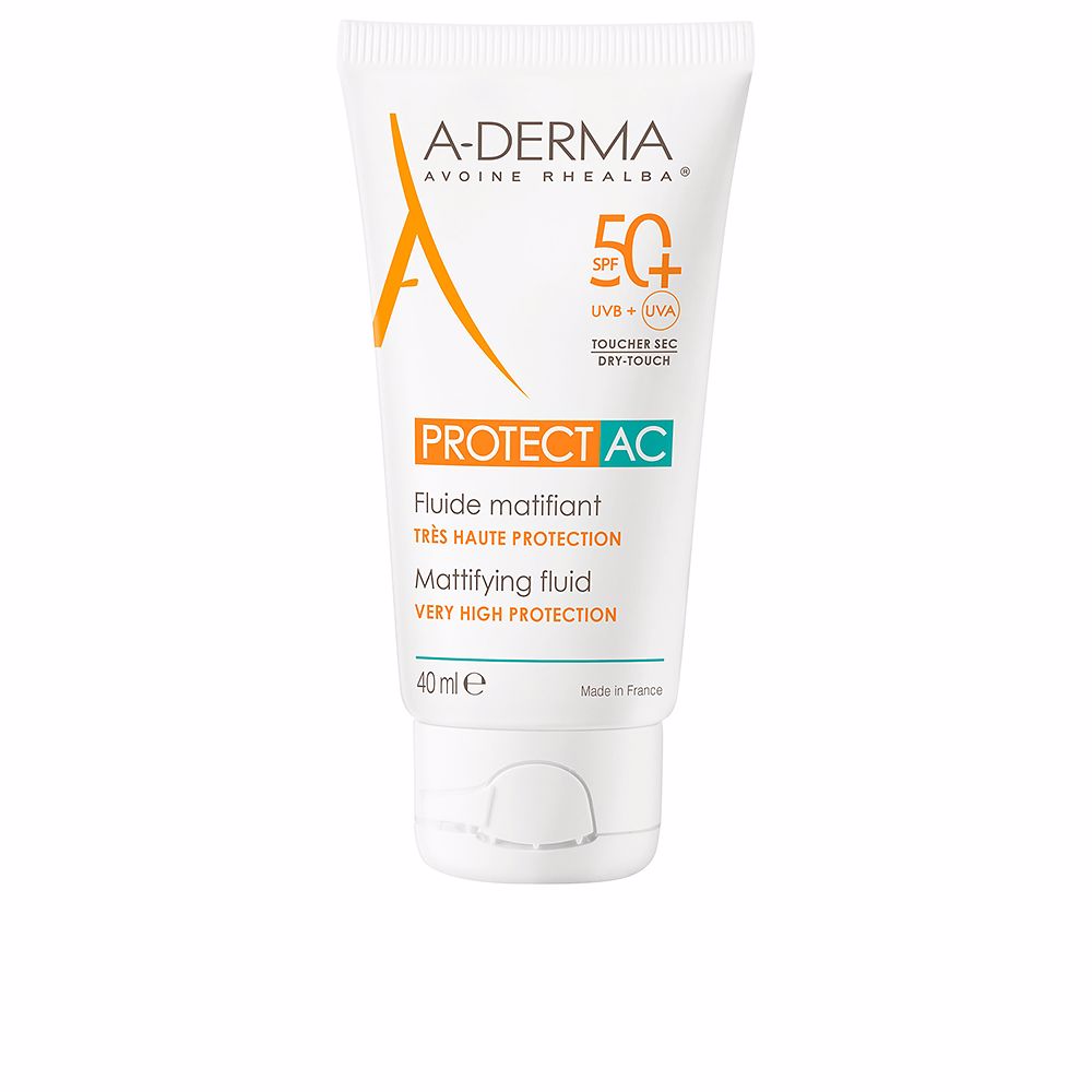 40 ml mattifying oat facial fluid SPF50+, dry-touch, unisex sunscreen