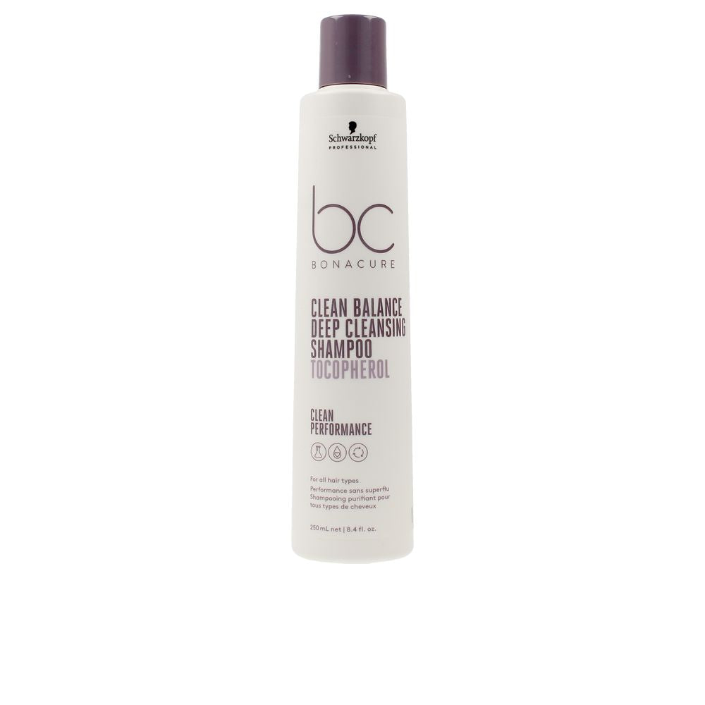 250 ml clear shampoo bottle, purifying clarifying formula for Women
