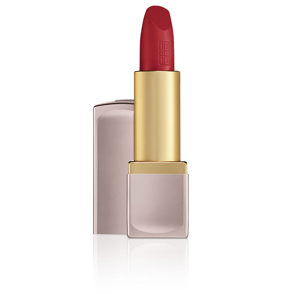 Satin pink volumising lip colour in sleek red-inspired tube, 4 g, shade 01 Petal Pink