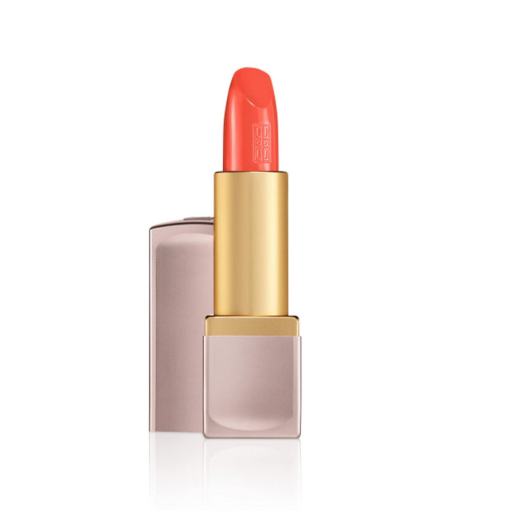 Satin coral lip colour in slim bullet, 4 g, Unisex treatment lipstick