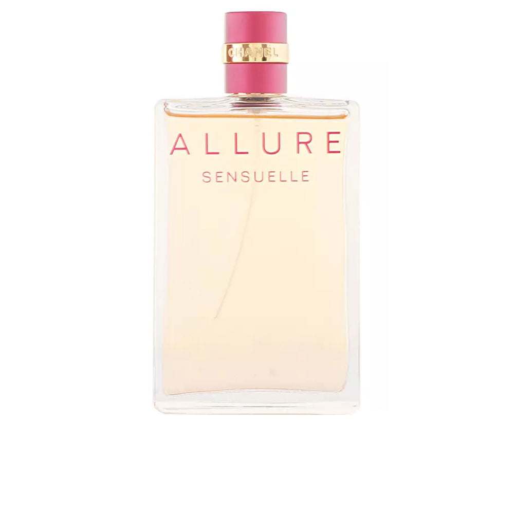 Glass 100 ml oriental-floral perfume bottle; warm amber liquid; minimalist cap