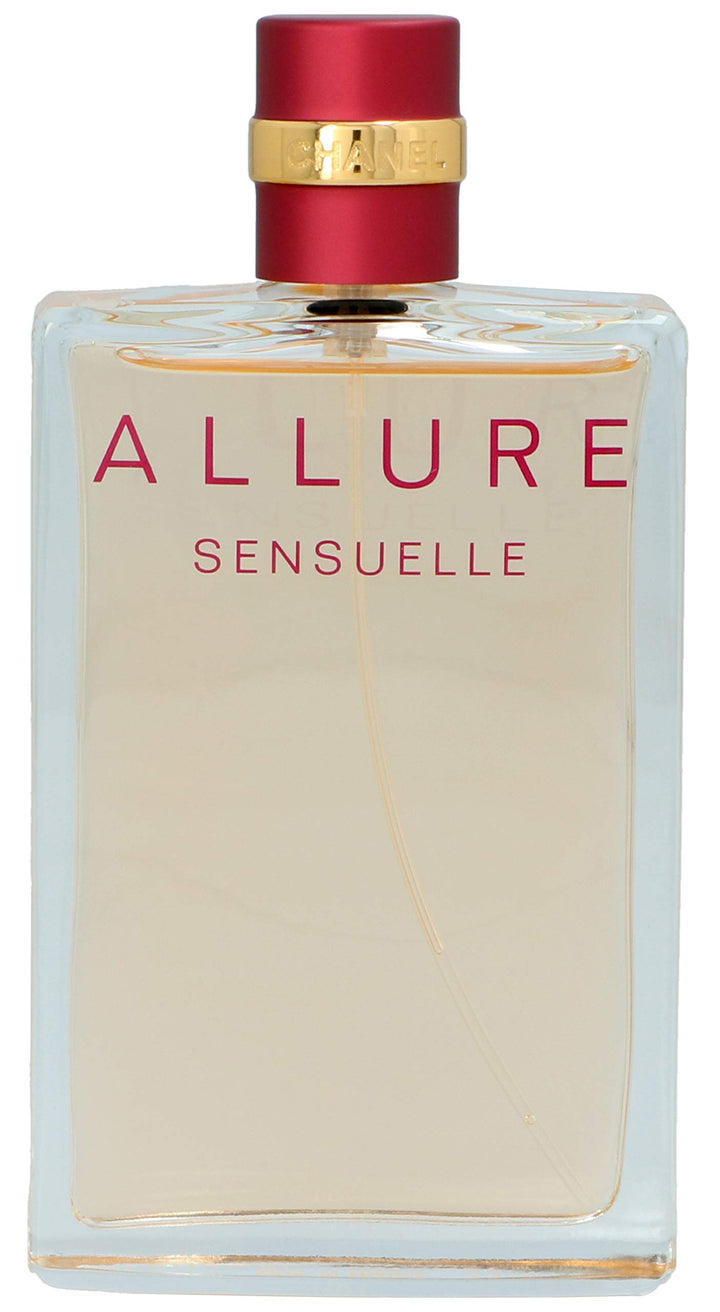Glass 100 ml oriental-floral perfume bottle; warm amber liquid; minimalist cap