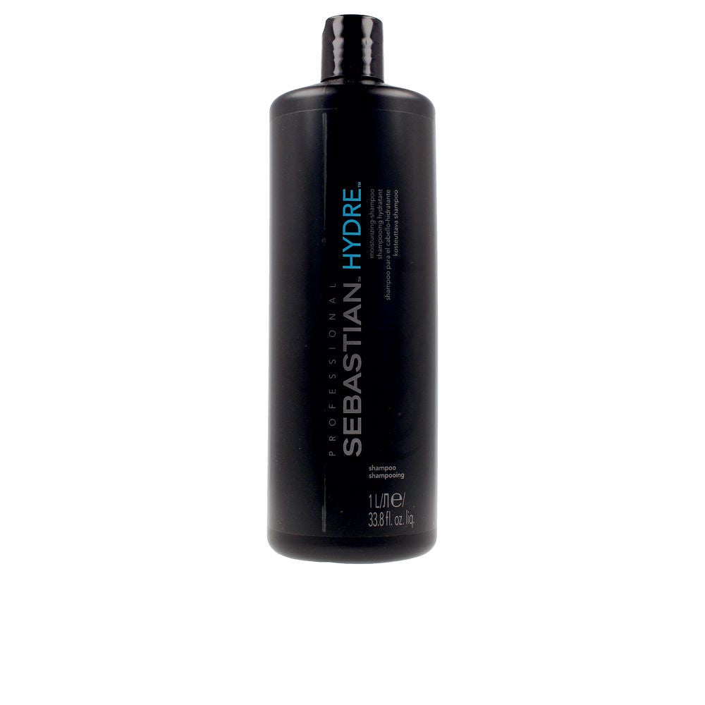 Tall 1,000 ml cream-coloured shampoo bottle for dry, colour-treated hair