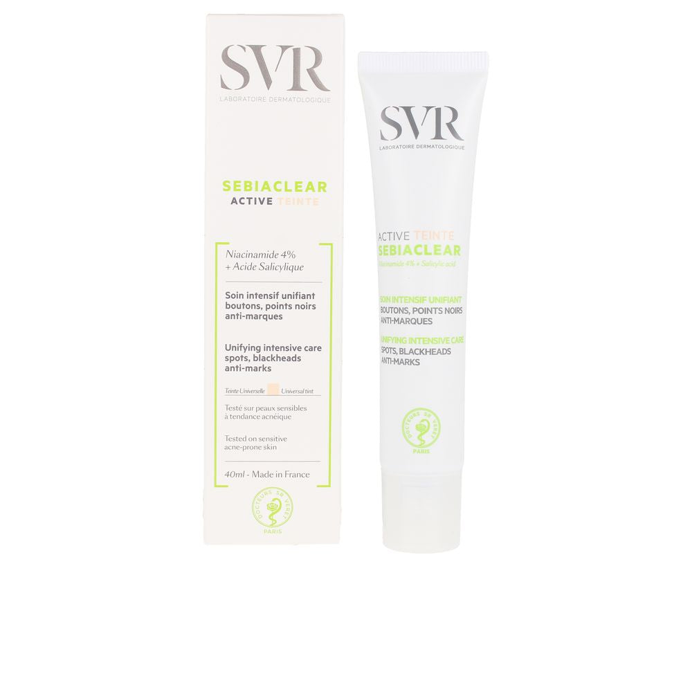 40 ml tinted sebum-control cream tube, light beige finish