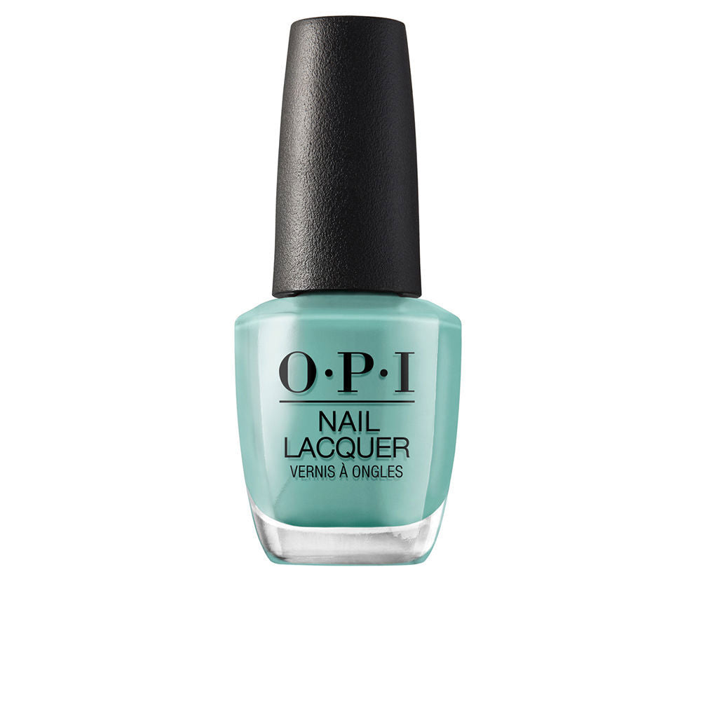 15 ml mid-green creme nail lacquer with wide brush, glossy finish
