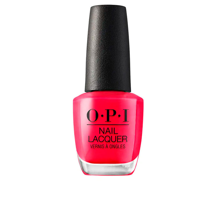 15 ml cream red nail lacquer in glass bottle with ProWide brush, salon finish