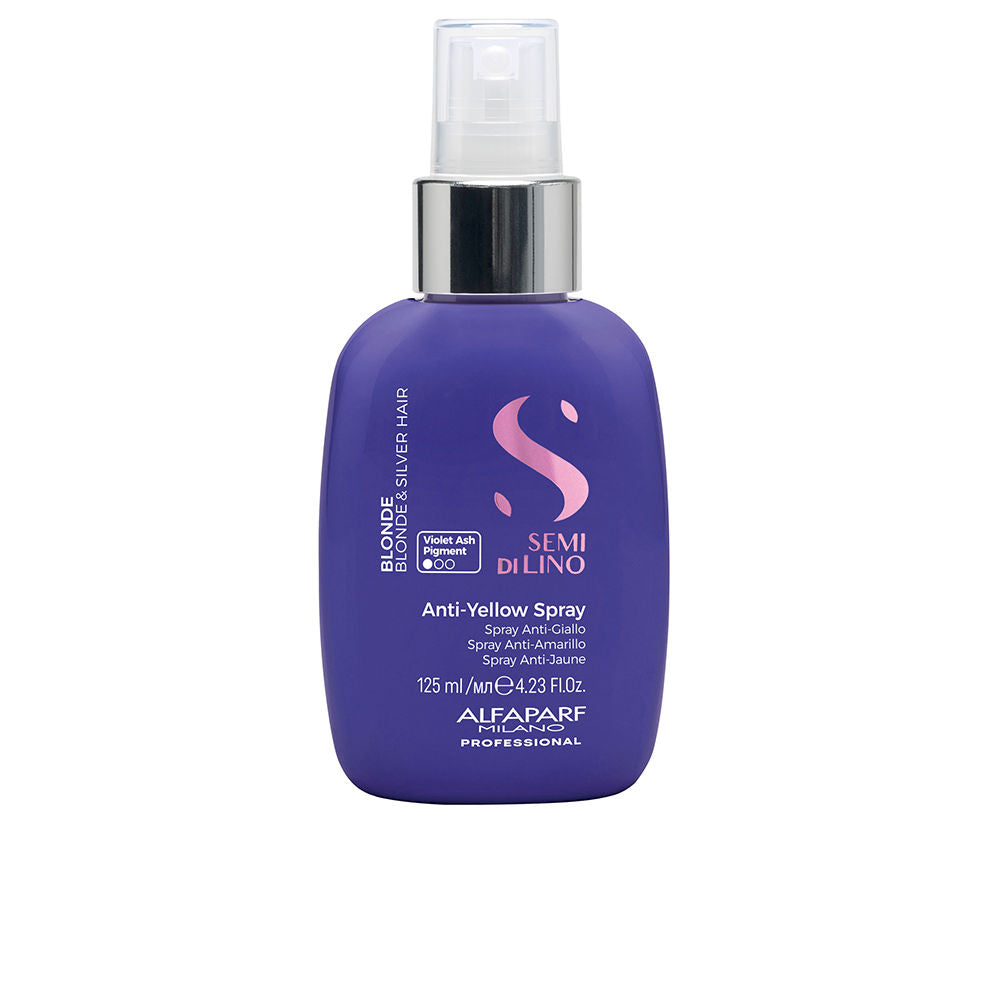 125 ml purple toning leave‑in spray for neutralising yellow tones in blonde and silver hair