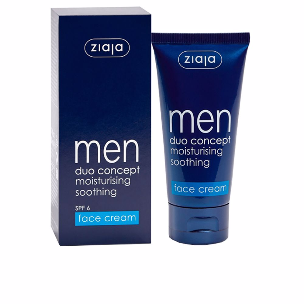 50 ml matte facial cream tube, light-textured hydrating formula for Man skin