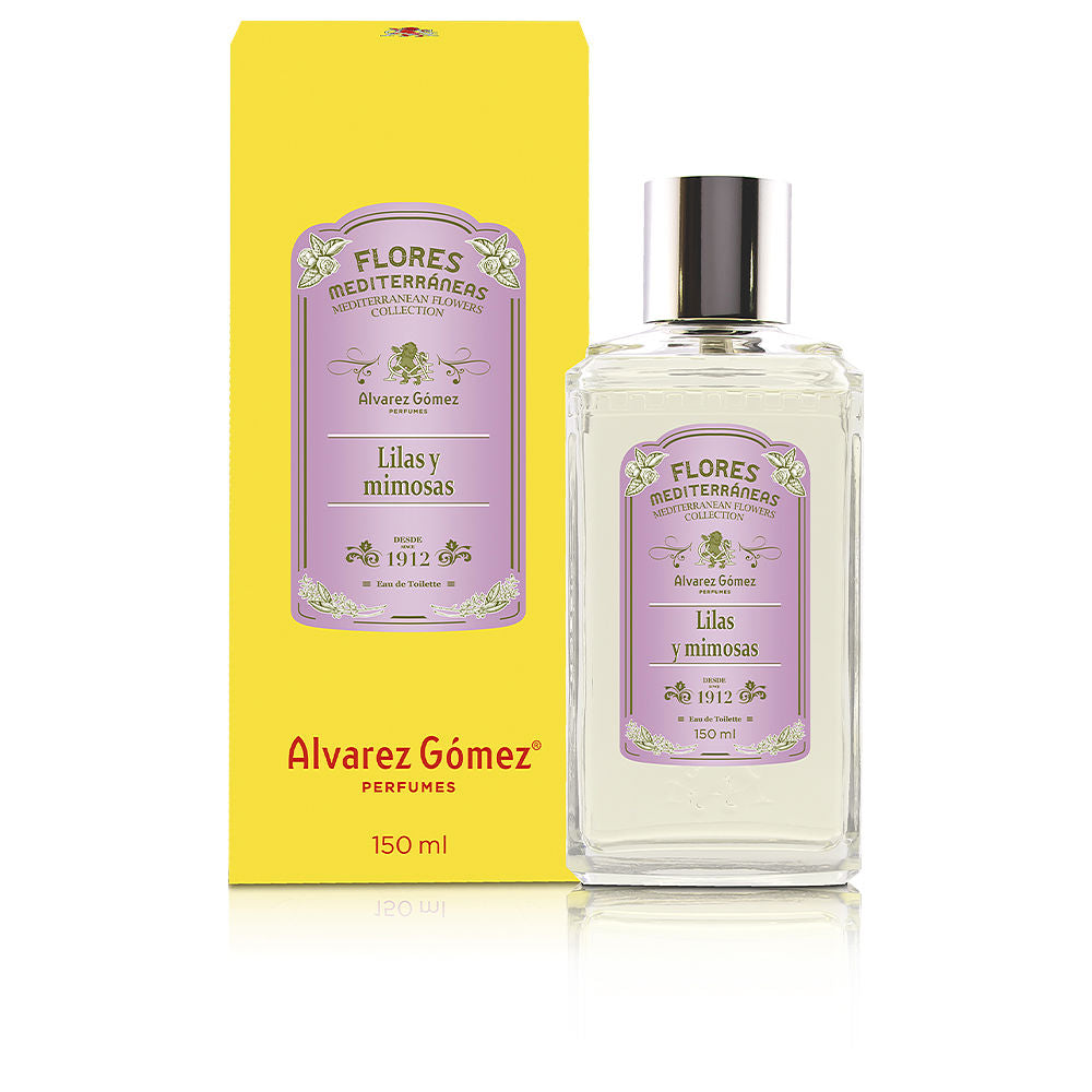 Vintage-style glass spray bottle of Mediterranean floral eau de toilette, 150 ml