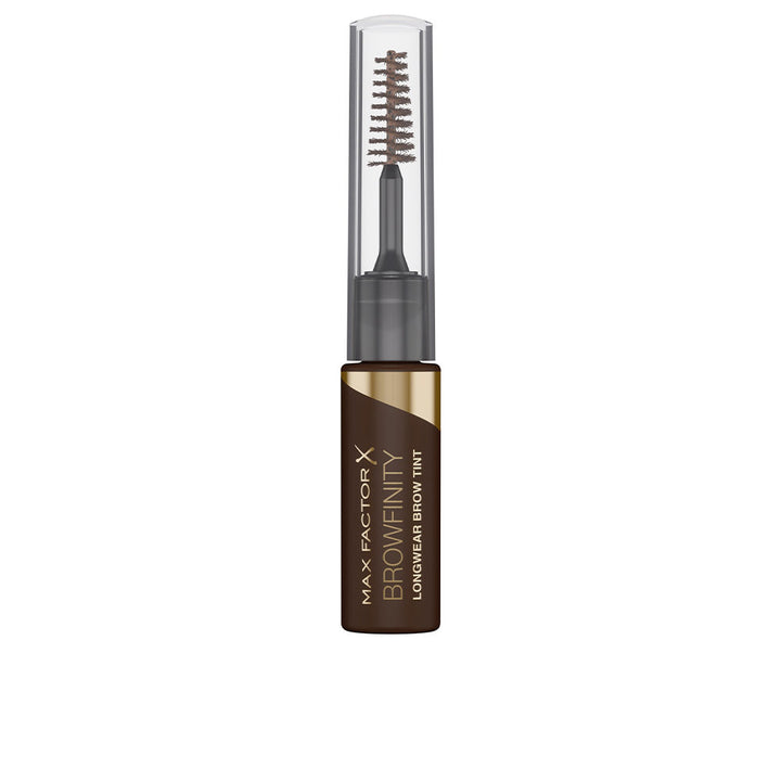 Dual‑end brow gel in medium brown, fine tip and spoolie, 4.2 ml tube