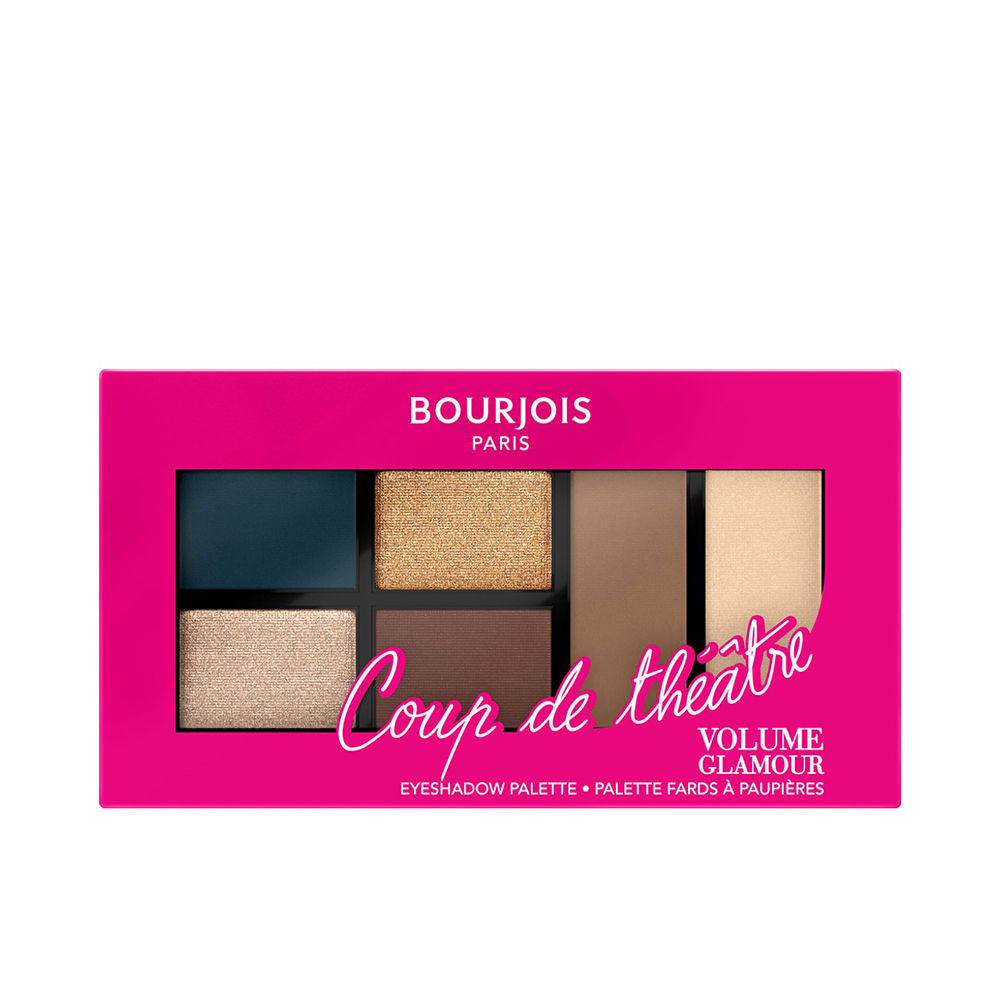 Compact 8.4 g eyeshadow palette with matte and shimmer neutral shades