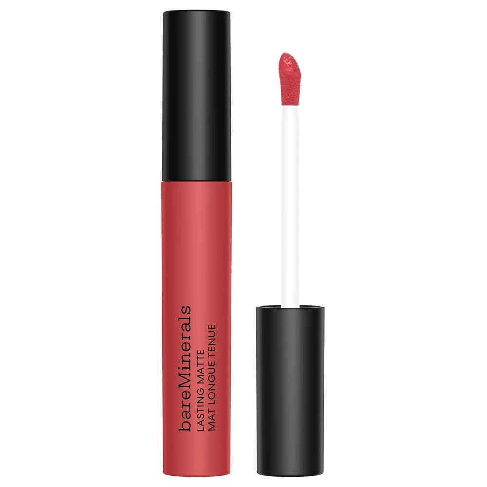 Compact 4 ml satin lip colour in spirited shade, cruelty-free