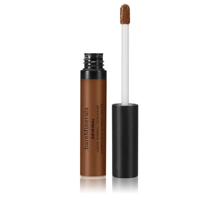 6 ml tube of liquid concealer, medium deep shade, hydrating finish