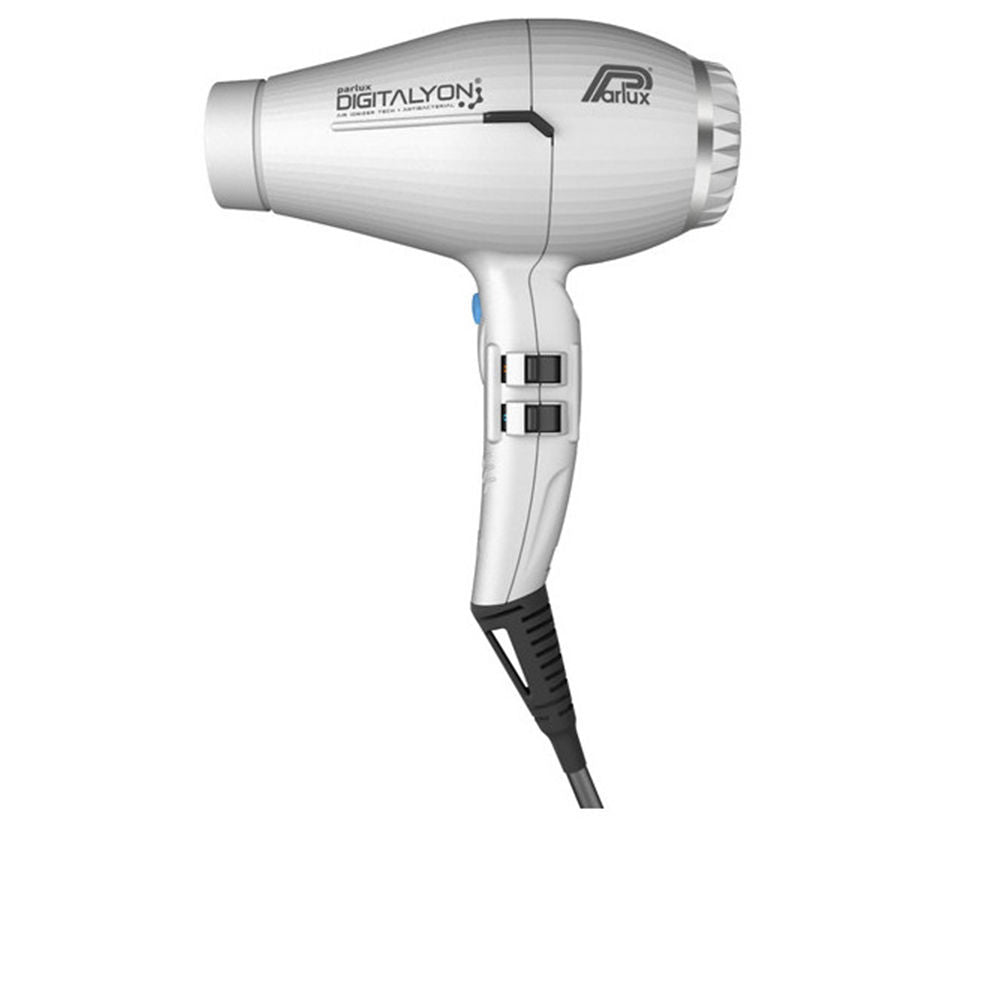 Silver DigitalyOn ionic hair dryer, ergonomic handheld design, Unisex