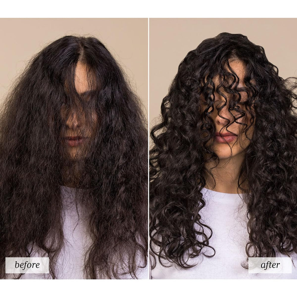 200 ml bottle of silicone-free shampoo for curly and wavy Unisex hair