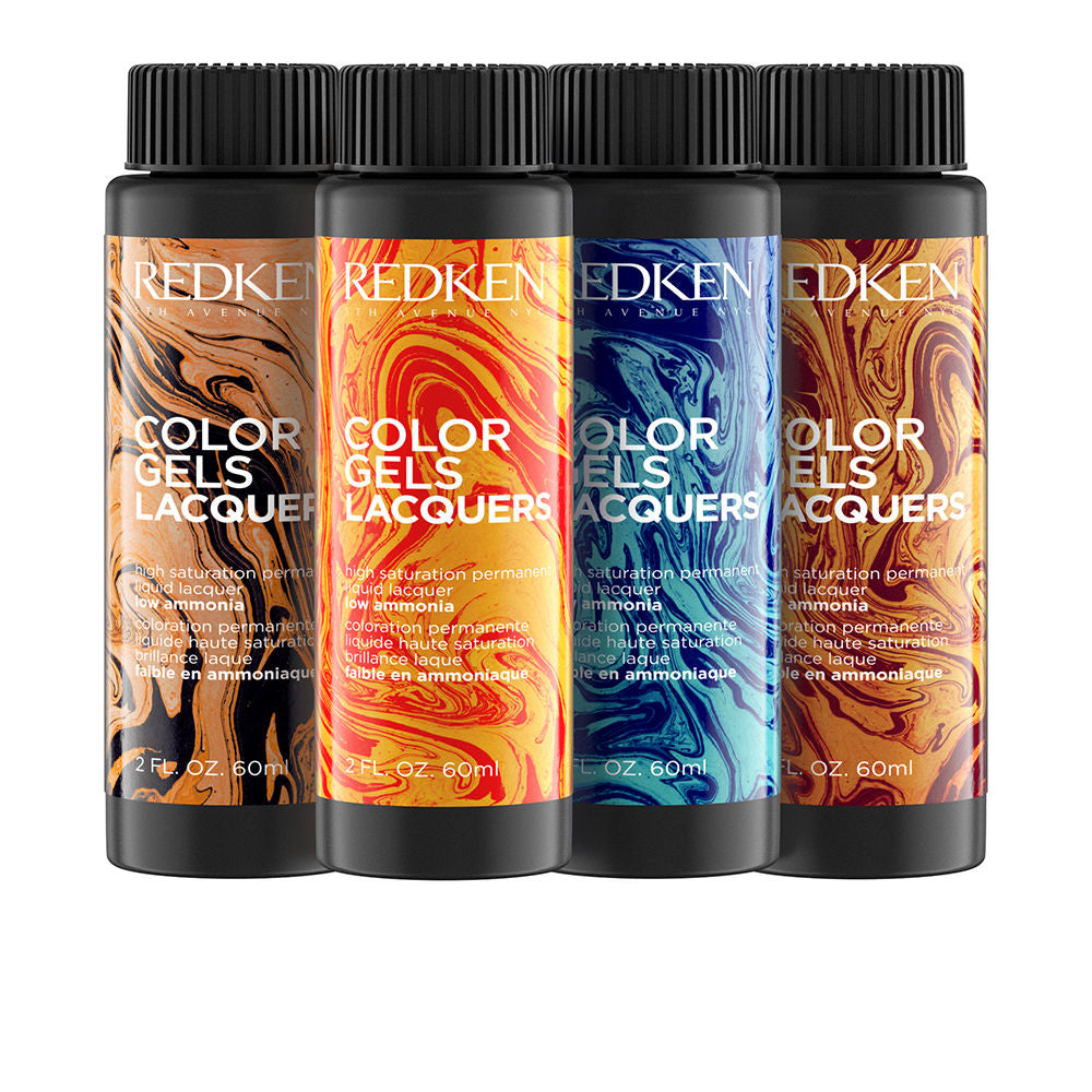 Three 60 ml tubes of permanent gel hair colour — shade 5AB Twilight, low-ammonia