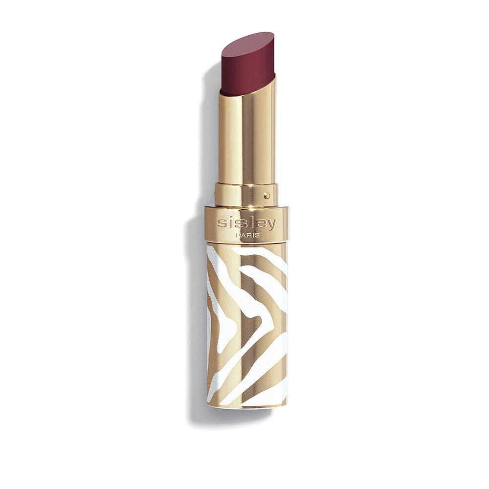 Sheer cranberry refillable glossy lipstick in zebra-striped case, 3.4 g, Unisex