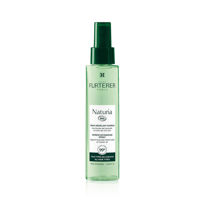 200 ml spray bottle; lavender floral water and castor oil detangler for Unisex hair