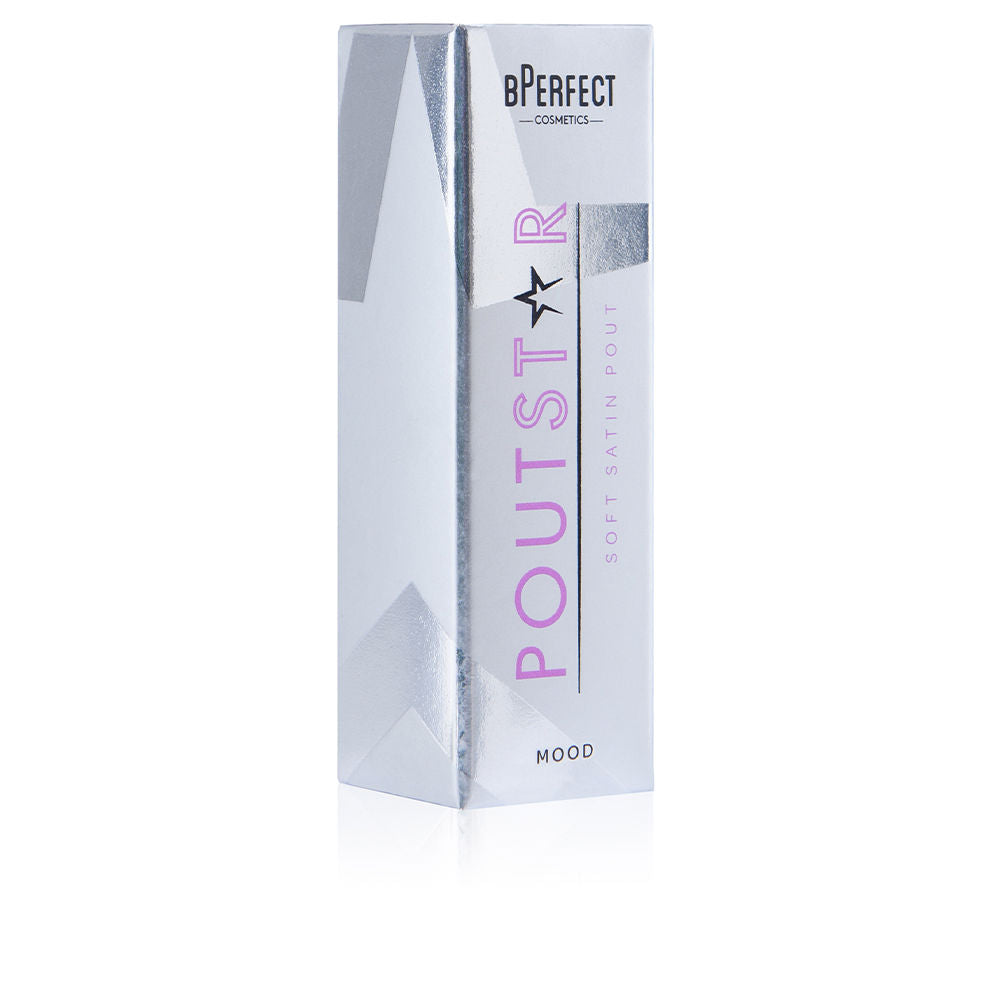 Satin cool-red lipstick bullet, 3.5 g, cream finish