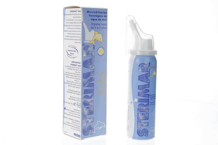 50 ml isotonic sea‑water nasal spray with anatomical nozzle for babies, Unisex