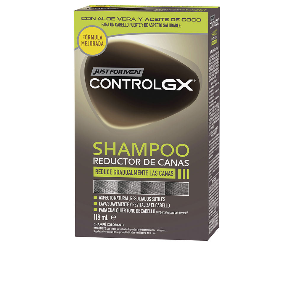 Bottle of gradual grey-reducing shampoo, 118 ml, for Man