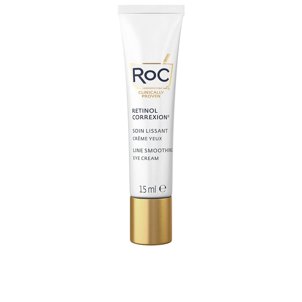 15 ml tube of advanced retinol eye cream in pale tube, 15 ml