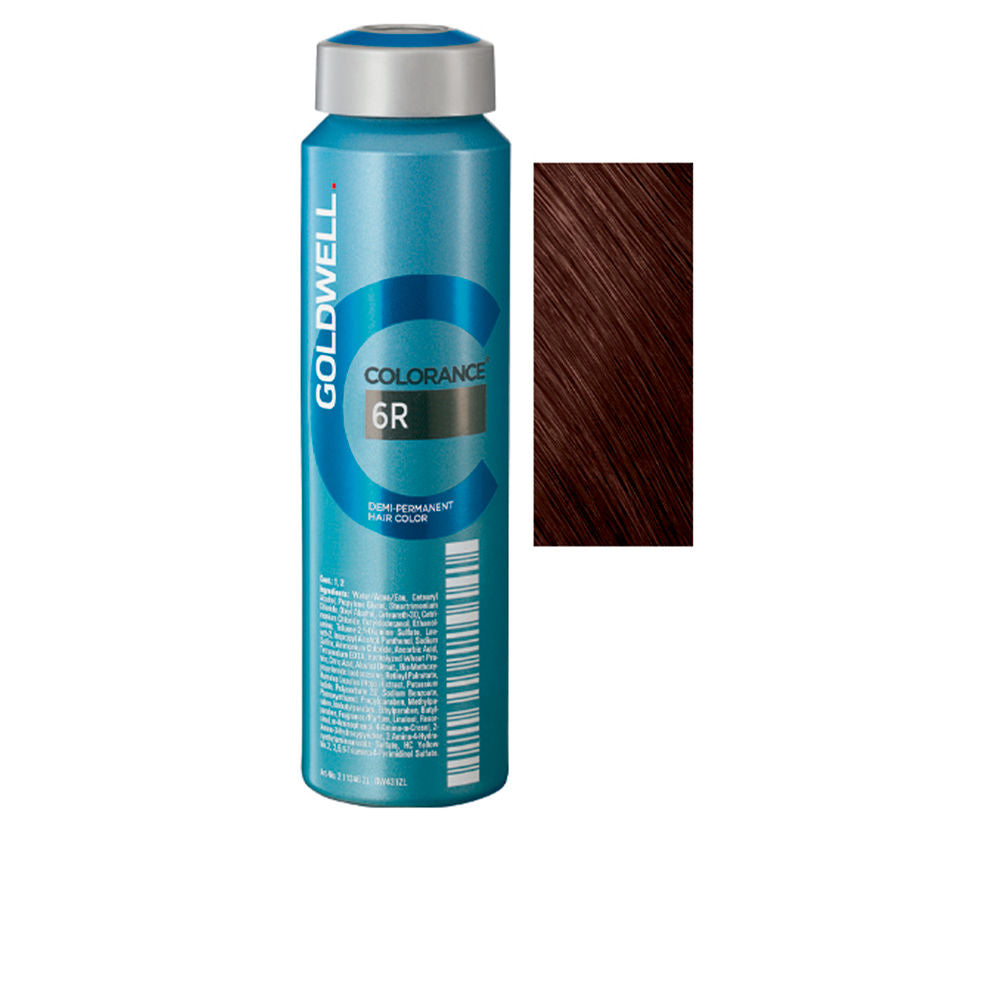 120 ml tube of demi‑permanent cream hair colour, shade 6R, glossy finish