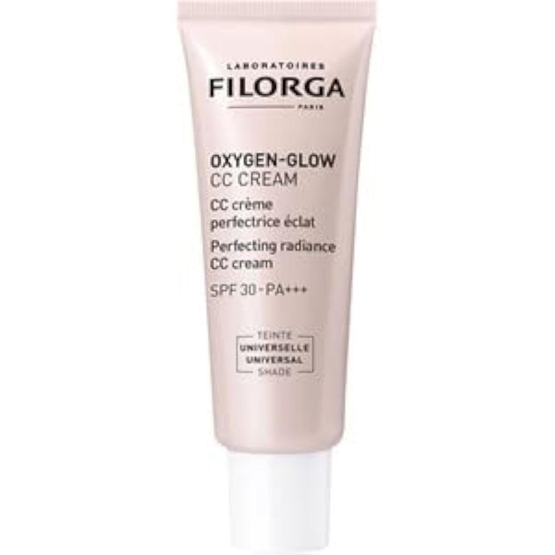 Compact tube of CC cream, light beige tone, 40 ml, SPF protection
