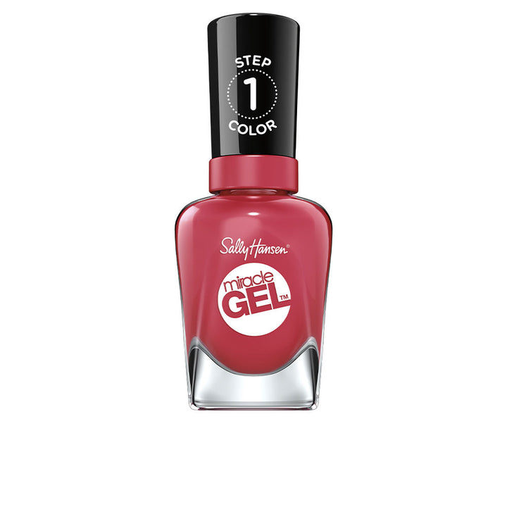 14.7 ml bottle of Proper P-Rose gel-finish nail polish with matching top coat