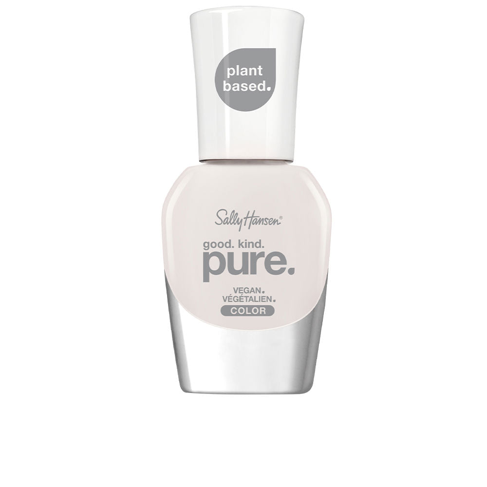 10 ml white tea nail polish bottle with plant-fibre brush and recycled cap