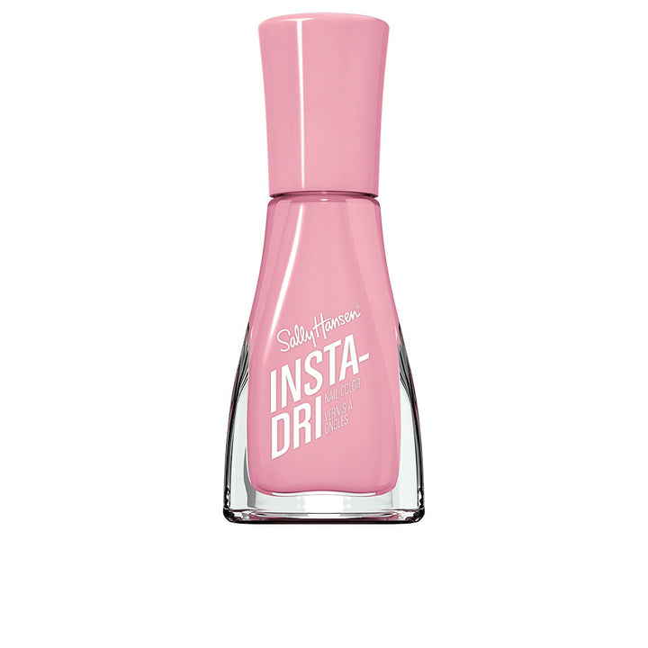 Small 9.17 ml quick‑dry 3‑in‑1 nail polish bottle, contoured brush visible
