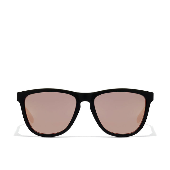 Black square nylon sunglasses, Unisex, 55.7mm lenses, 17mm bridge