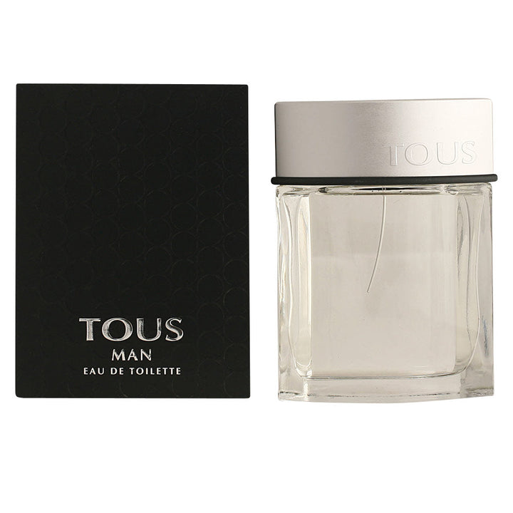 50 ml clear bottle of oriental-citrus Eau de Toilette for Man with amber liquid