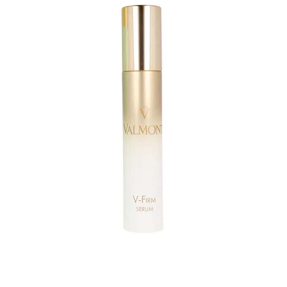 30 ml pump bottle of firming facial serum for mature skin, clear glass