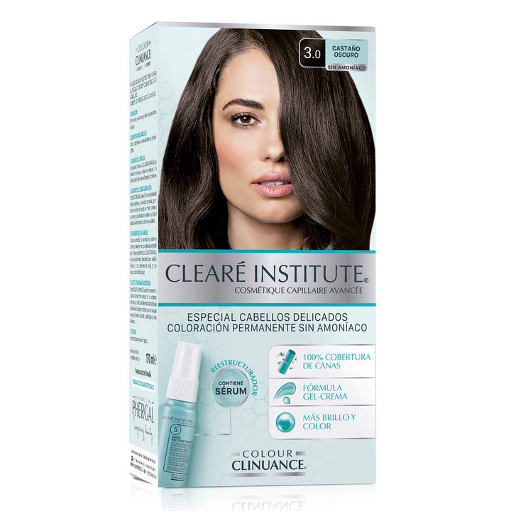 Boxed ammonia-free permanent hair colour 3 Dark Brown for delicate hair